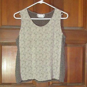 Sleeveless COMPONIX Rayon Top Small